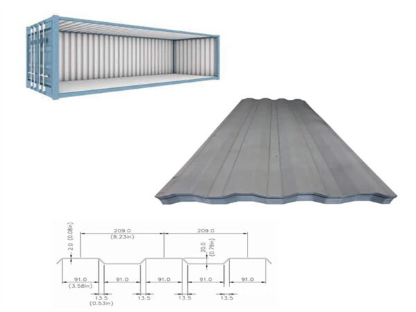 Zhongtuo 2026 Fully Automatic Container Side Wall Panel Roll Forming Machine Shipping Container Wall Panels Making Machine