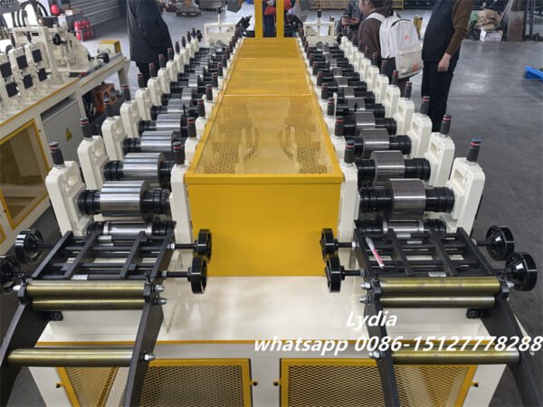 High Speed Double Line Drywall Stud And Track Roll Forming Machine Multi Profile Drywall CU Channel Roll Former Auto Size Changing Machine