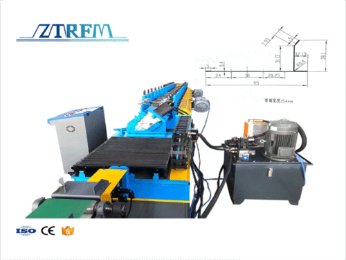 High-Speed Metal Roofing Trim Profile Fascia Drip Edge Roll Forming Machine F5 Drip Edge Roll Forming Machine  – USA