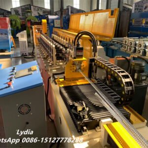 High Speed Rotary Punching L Corner Bead Wall Angle L Trim Roll Forming Machine L Angle Corner Bead Hat Profile Forming Machine Tile Making Machinery