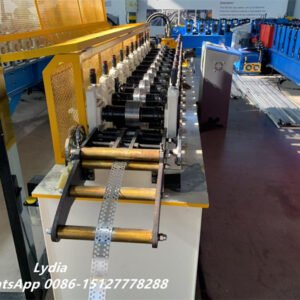 High Speed Rotary Punching L Corner Bead Wall Angle L Trim Roll Forming Machine L Angle Corner Bead Hat Profile Forming Machine Tile Making Machinery