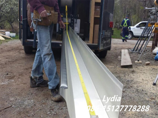 Rain Gutter02 Zhongtuo Hot Selling Metal Rain Gutter Making Machine 5 Inch 6 Inch K Style Gutter Machine