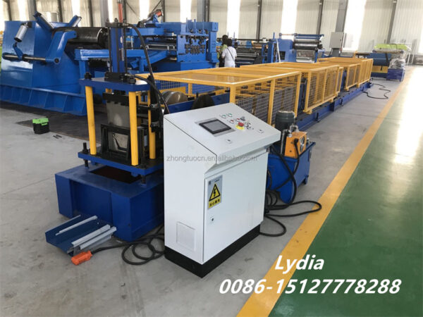 Rain Gutter09 Zhongtuo Hot Selling Metal Rain Gutter Making Machine 5 Inch 6 Inch K Style Gutter Machine