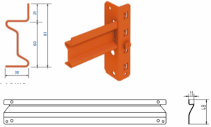 Picking beams or Z beam Rivet Shelving rolling forming machine