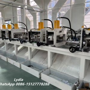 Z Profile Automobile Bottom Beam Roll Forming Machine With Holes Punching And Curving
