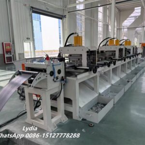 Z Profile Automobile Bottom Beam Roll Forming Machine With Holes Punching And Curving