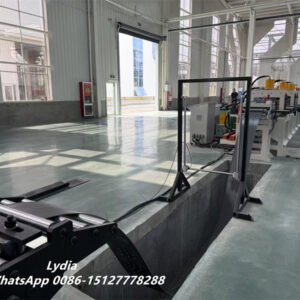 Z Profile Automobile Bottom Beam Roll Forming Machine With Holes Punching And Curving