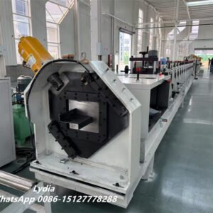 Z Profile Automobile Bottom Beam Roll Forming Machine With Holes Punching And Curving