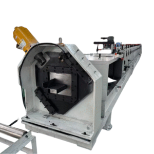 Z Profile Automobile Bottom Beam Roll Forming Machine With Holes Punching And Curving