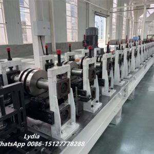 Z Profile Automobile Bottom Beam Roll Forming Machine With Holes Punching And Curving