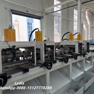 Z Profile Automobile Bottom Beam Roll Forming Machine With Holes Punching And Curving