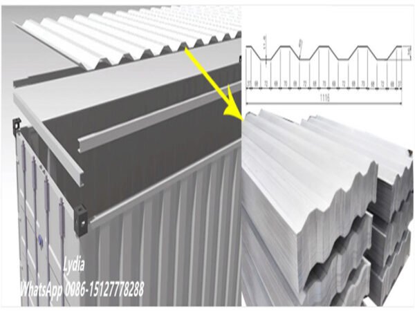 2025 Fully Automatic Container Side Wall Panel Roll Forming Machine Shipping Container Wall Panels Making Machine