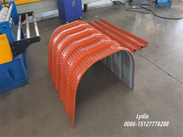Hydraulic Roof Panel Arching Machine Metal Roof Curving Equipment Roof Sheet Bending Machine Metal Roofing Sheet Curving Machine Crimping Machine Tile Making Machine