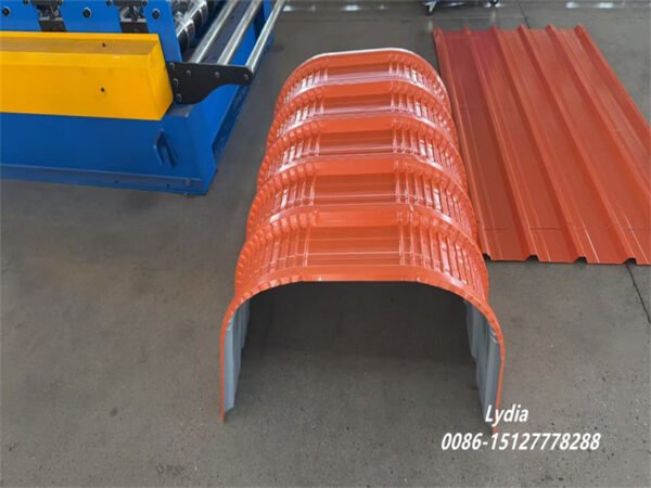 Hydraulic Roof Panel Arching Machine Metal Roof Curving Equipment Roof Sheet Bending Machine Metal Roofing Sheet Curving Machine Crimping Machine Tile Making Machine