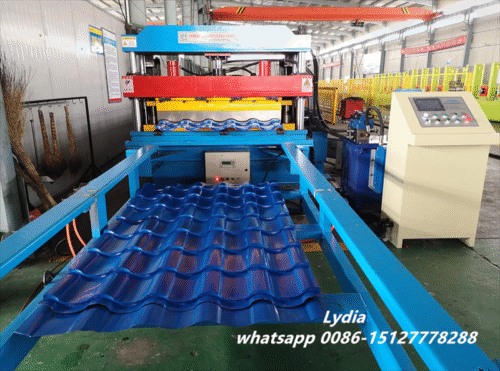 High Speed Glazed Tile Roof Sheet Roll Forming Machine Glazed Roof Tile Machine Glazed Roofing Sheet Machine