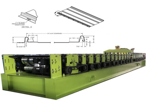 High Speed Snap-Lock Standing Seam Roofing Machine 20m/Min Automated Production for GI/PPGI Steel