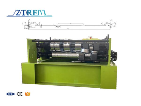 High Speed Snap-Lock Standing Seam Roofing Machine 20m/Min Automated Production for GI/PPGI Steel