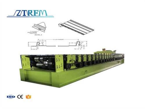 High Speed Snap-Lock Standing Seam Roofing Machine 20m/Min Automated Production for GI/PPGI Steel