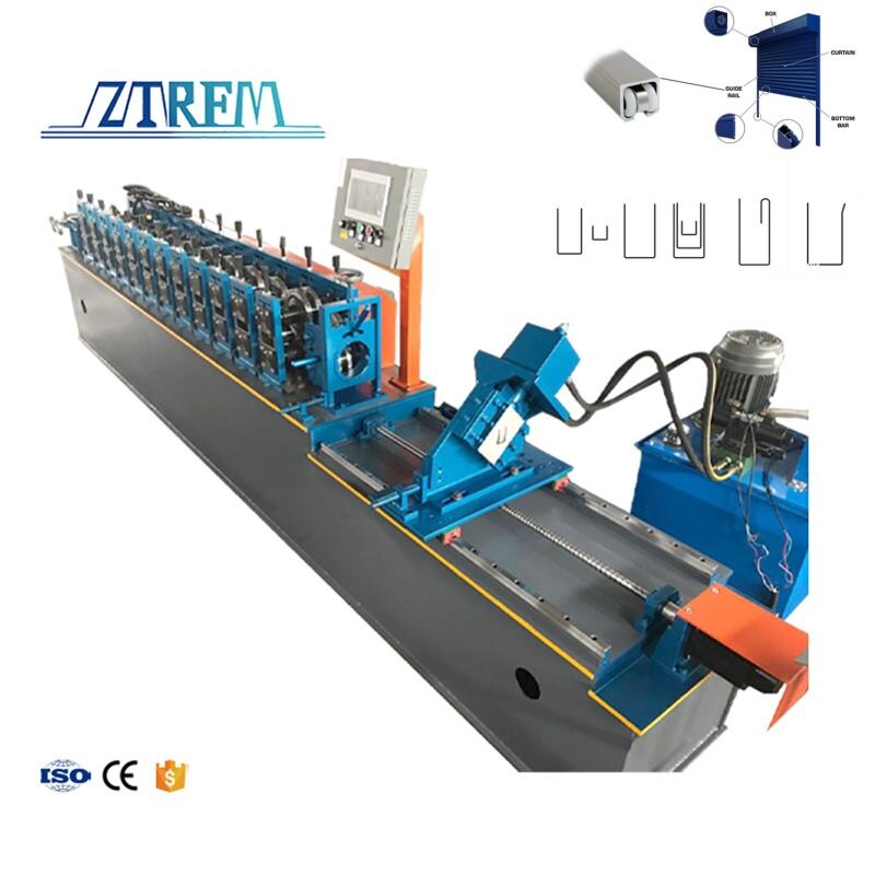 Zhongtuo Customized Garage Door Guide Rail Roll Forming Machine Automatic U Channel Track Making Machine with CE Certification