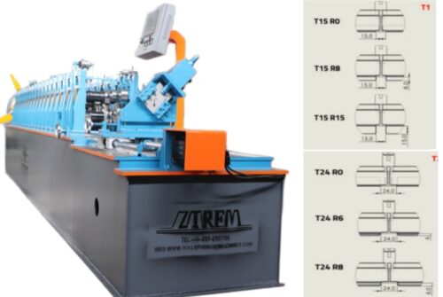 Zhongtuo Ceiling T Bar Roll Forming Machine Fully Automatic T Grid Main Runner & Cross Tee Making Machine