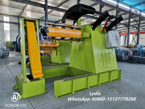 High-Capacity Hydraulic Decoiler with Loading Car Recoiler 15T/10T/8T/5T Uncoiling Open Steel Coil