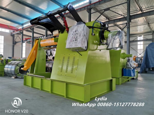 High-Capacity Hydraulic Decoiler with Loading Car Recoiler 15T/10T/8T/5T Uncoiling Open Steel Coil