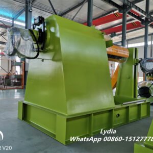 High-Capacity Hydraulic Decoiler with Loading Car Recoiler 15T/10T/8T/5T Uncoiling Open Steel Coil