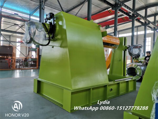 High-Capacity Hydraulic Decoiler with Loading Car Recoiler 15T/10T/8T/5T Uncoiling Open Steel Coil