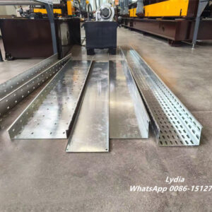 Automatic Steel Metal Cable Tray Cover Roll Formin02 Zhongtuo High Speed Cable Tray Punching Machine Price for Automatic Trough Cable Tray Production Line