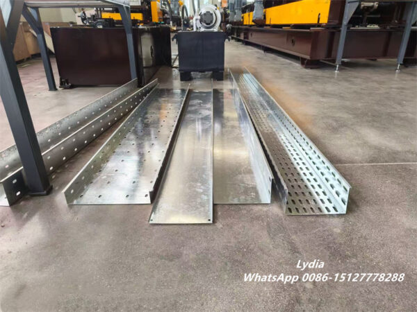 Automatic Steel Metal Cable Tray Cover Roll Formin02 Zhongtuo High Speed Cable Tray Punching Machine Price for Automatic Trough Cable Tray Production Line
