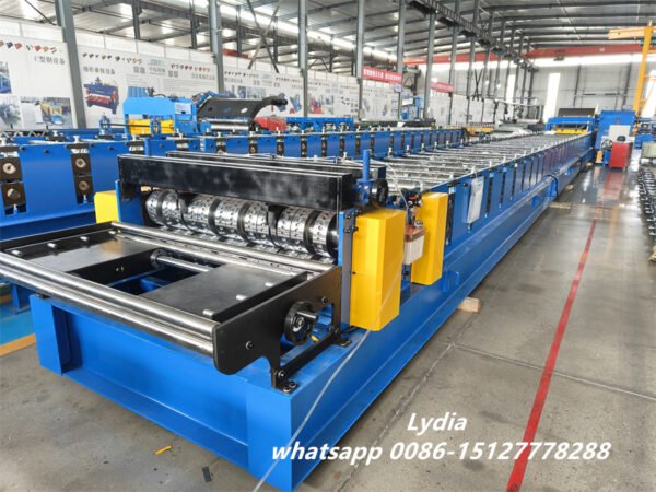 High Efficiency Lightweight Roof Deck Machinery B Deck Roll Forming Machine for Steel Decking B Deck Roll Former