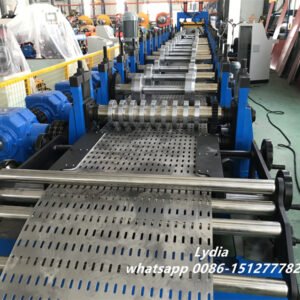 High Effective 12 Stations Cable Tray / Arch Sheet Roll Forming Machine For Roof Building Cable Tray Making Roll Forming Machine