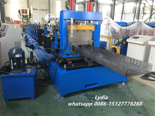 Cable tray02 How Does a Cable Tray Roll Forming Machine Achieve Automatic Size Adjustment?