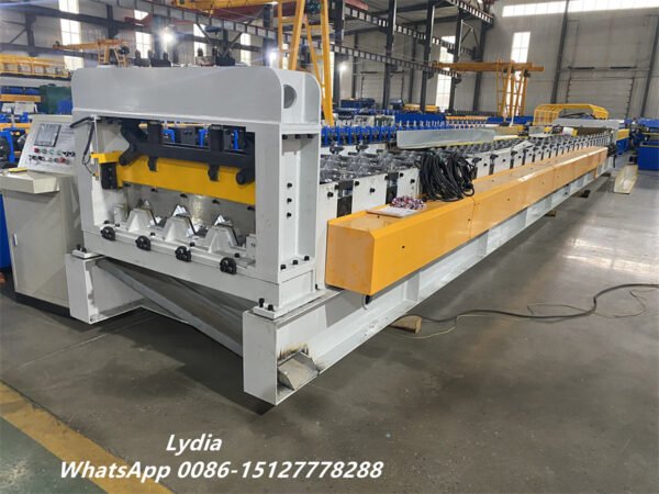 Factory Customized 0.8-1.2mm 3″ Composite Floor Deck Roll Former  2'' 3''  3″ Composite Steel Deck Roll Forming Machine