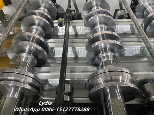 Factory Customized 0.8-1.2mm 3″ Composite Floor Deck Roll Former  2'' 3''  3″ Composite Steel Deck Roll Forming Machine