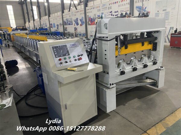 Factory Customized 0.8-1.2mm 3″ Composite Floor Deck Roll Former  2'' 3''  3″ Composite Steel Deck Roll Forming Machine
