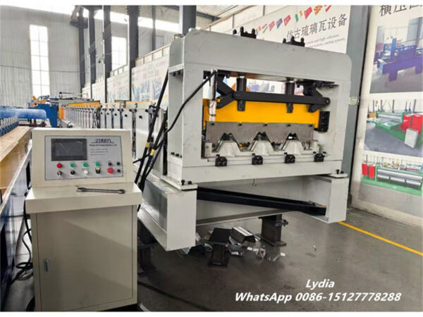 Zhongtuo Metaldeck 25 Roll Forming Machine for Steel Floor Deck Machine in Mexico