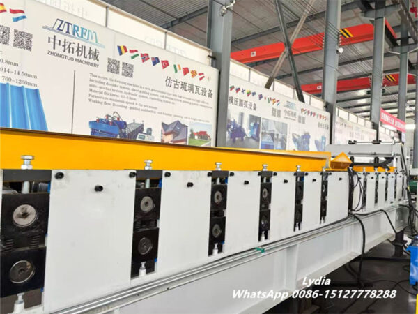 Zhongtuo Metaldeck 25 Roll Forming Machine for Steel Floor Deck Machine in Mexico
