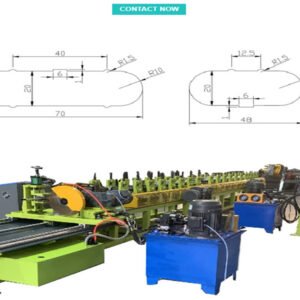 Oval pipe roll forming machine 03 Full Automatic HF Welded Pipe and Oval Conduit Roll Forming Production Line with Quick Change System