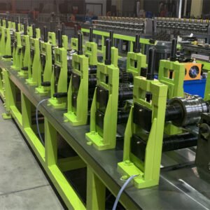 Oval pipe roll forming machine 03 (5) Full Automatic HF Welded Pipe and Oval Conduit Roll Forming Production Line with Quick Change System