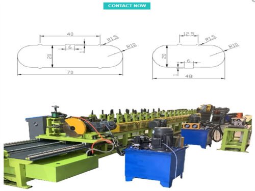 Full Automatic HF Welded Pipe and Oval Conduit Roll Forming Production Line with Quick Change System