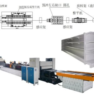 Industrial-Grade Steel Sheet Roll Forming Machine Steel Roll Former Shelve Back Panel Shelf Roll Forming Machine for High-Capacity Storage Rack Production