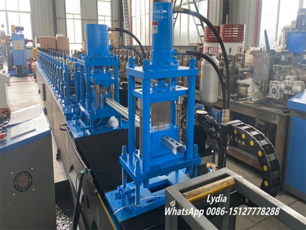 Fast Speed 20m/Min-Solar Strut Channel Roll Forming Machine Automatic Solar Panel Framing Machine