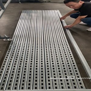 Fast Speed 20m/Min-Solar Strut Channel Roll Forming Machine Automatic Solar Panel Framing Machine