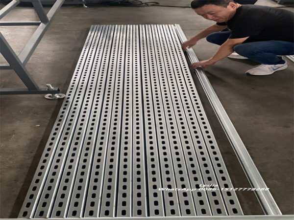 Fast Speed 20m/Min-Solar Strut Channel Roll Forming Machine Automatic Solar Panel Framing Machine