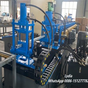 Fast Speed 20m/Min-Solar Strut Channel Roll Forming Machine Automatic Solar Panel Framing Machine