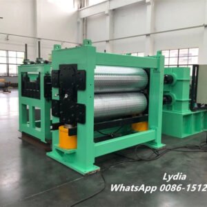 Metal Plate Stainless Steel Checkered Plate Embossing Machine 3-6mm1-3mm Steel Sheet Metal Embossing Machine Checker Plate Embossing Machine Easy Operate
