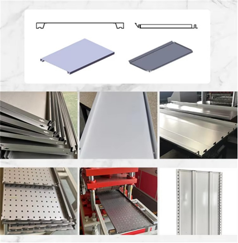 warehouse rack shelf panel manufacturing machine