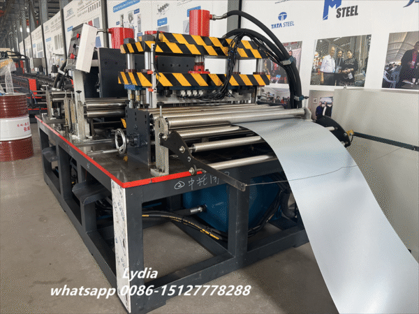 Industrial-Grade Steel Sheet Roll Forming Machine Steel Roll Former Shelve Back Panel Shelf Roll Forming Machine for High-Capacity Storage Rack Production