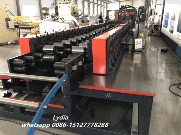 Industrial-Grade Steel Sheet Roll Forming Machine Steel Roll Former Shelve Back Panel Shelf Roll Forming Machine for High-Capacity Storage Rack Production